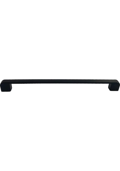 Oval Marmara Kulp 224 Mm Siyah Mutfak Kulpu Çekmece Dolap Kapak Kulbu Metal Mobilya Dolabı Kulpları