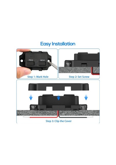 Type-c Usb 2 Portlu Araç Şarj Soketi Adaptörü 12v-24v Model 2