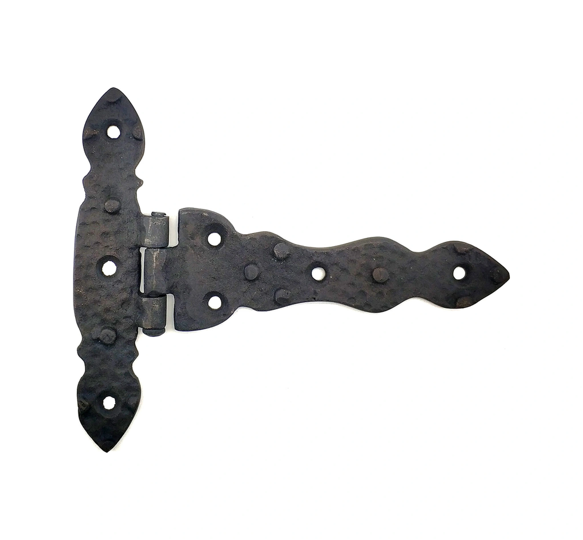 Antika Tarz Dekoratif Pirinç Kuyruklu Düğmeli Menteşe No2 - 138x167 Mm, Oksit 1