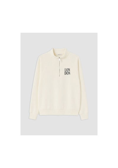 LC Waikiki Alıta Cıty Farkıyla Lcw Vision Ekru Dik Yaka Baskılı Kadın Sweatshirt Ekru - 929818402 Ekru LC Waikiki Alıta Cıty Farkıyla Lcw Vision Ekru Dik Yaka Baskılı Kadın Sweatshirt Ekru - 929818402 Ekru