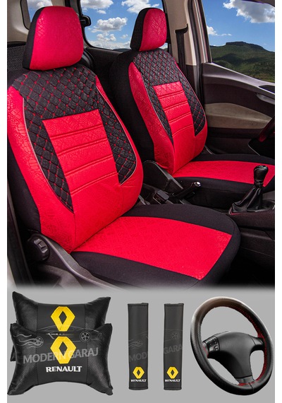 Renault Clio Symbol Fluence Megane Broadway Toros Tam Set Kırmızı