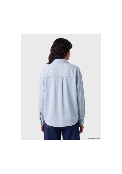 LC Waikiki Alıta Cıty Farkıyla Xsıde Mavi Denim Düz Oversize Kadın Jean Gömlek Mavi - 939989164 Mavi LC Waikiki Alıta Cıty Farkıyla Xsıde Mavi Denim Düz Oversize Kadın Jean Gömlek Mavi - 939989164 Mavi