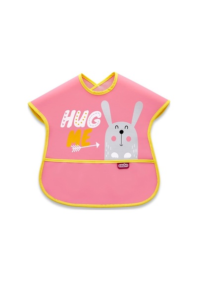 Poli Muşamba Büyük Mama Önlüğü 029 Pembe Çok Renkli