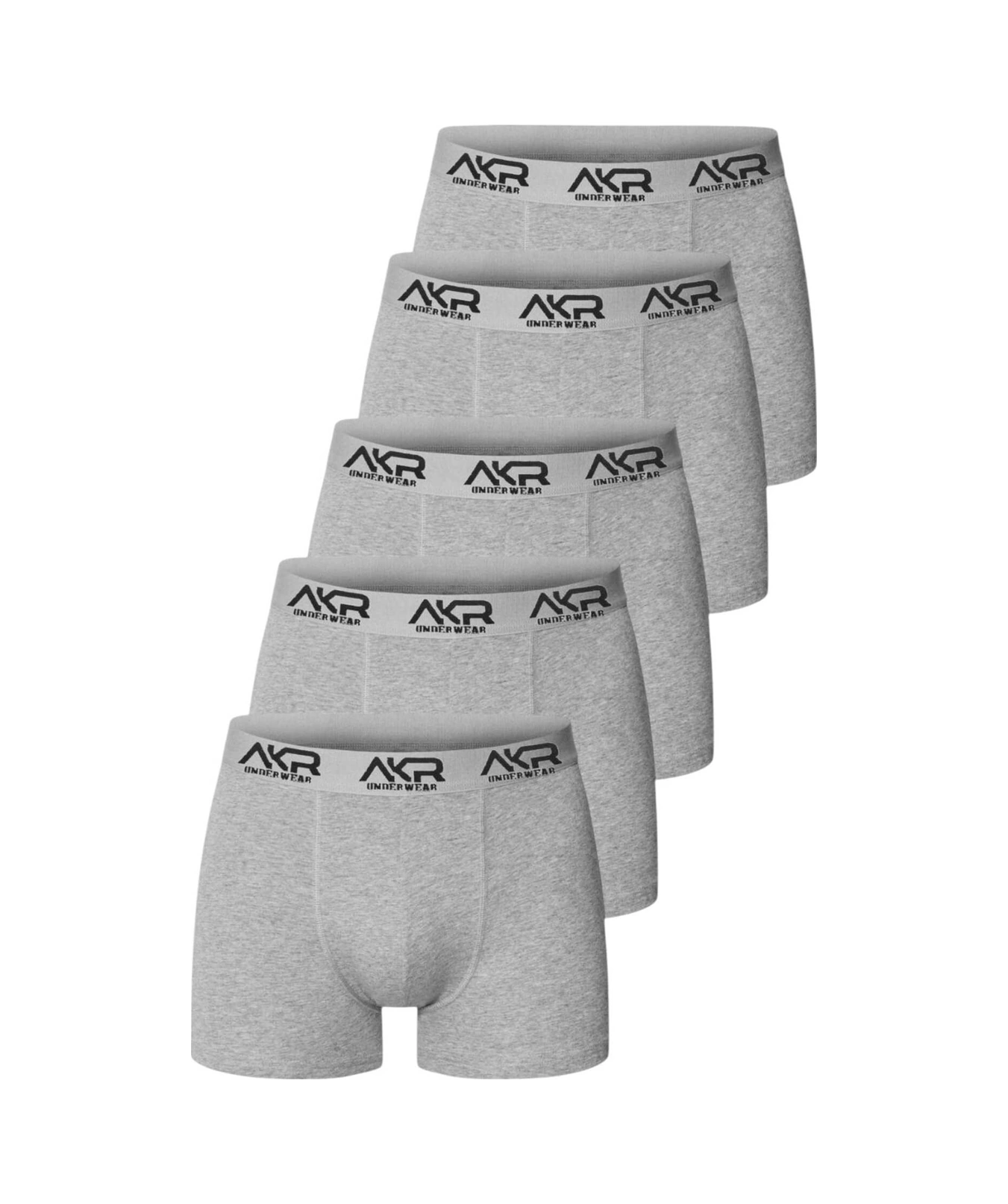 Tezzgelsin Erkek 10'lu Atlet Ve Boxer Takımı Ekonomik Paket Atlet Ve Boxer Set 5 Atlet 5 Boxer Gri