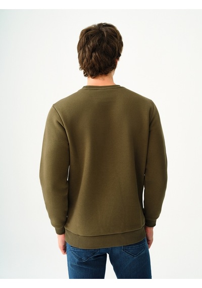 Erkek Sweat S-shırt Khakı