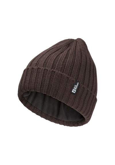 Jack Wolfskın Jack Wolfskin Rib Knit Beanie Unisex Bere D0108 Kahve