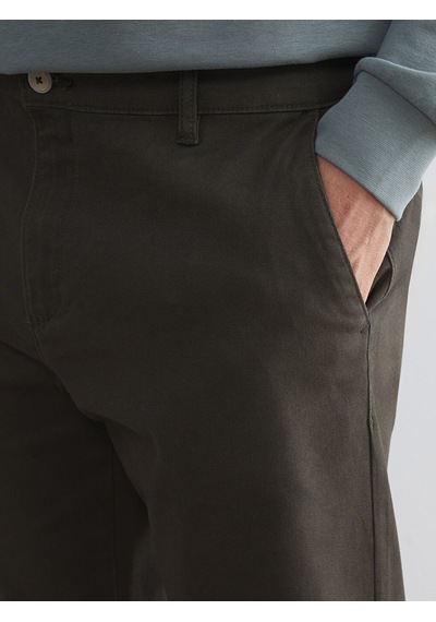 Lcwaıkıkı Classic Haki Dar Kalıp Erkek Chino Pantolon