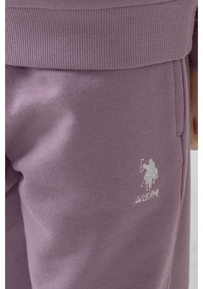U.S. Polo Assn. Kız Çocuk Baskılı Mavi Uzun Kol Eşofman Takımı Us2718-c-v1 Us2718-c-v1