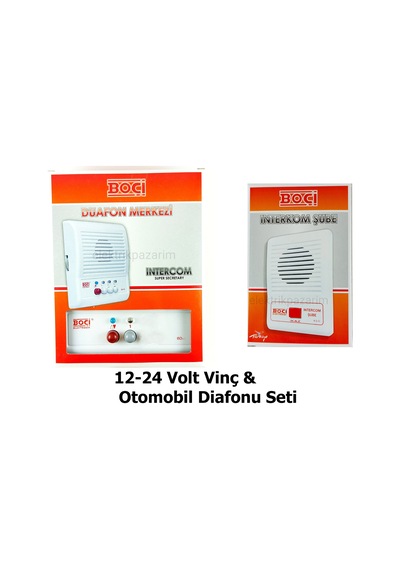Boçi 12-24 Volt Vinç Ve Otomobil Diafonu Paket