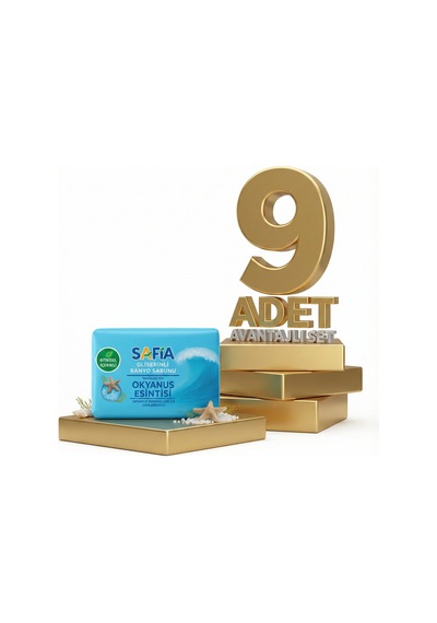 Safia Gliserinli Okyanus Esintisi Banyo Sabunu 9x150 Gr Gliserin