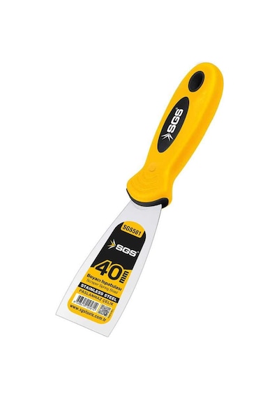 Sgs 581 Spatula Paslanmaz Çelik 40 Mm