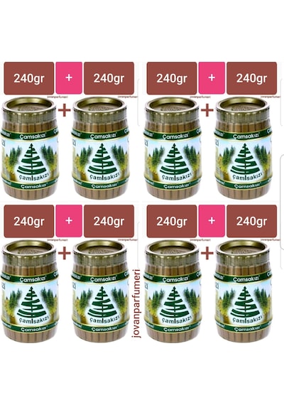 Çam Sakızı Ilık El Ağdası 240 G 8'li