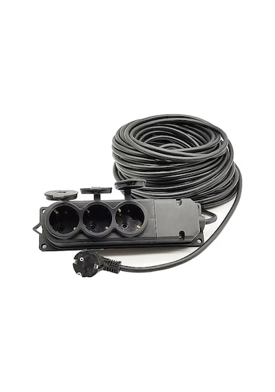 Topart 01558 20 Metre Grup Prizli Uzatma 3x2,5 Kablo