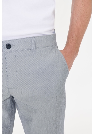 Ac&co Erkek Lacı Slim Fit Dar Kesim Yan Cepli Gofre Desenli Esnek Şort