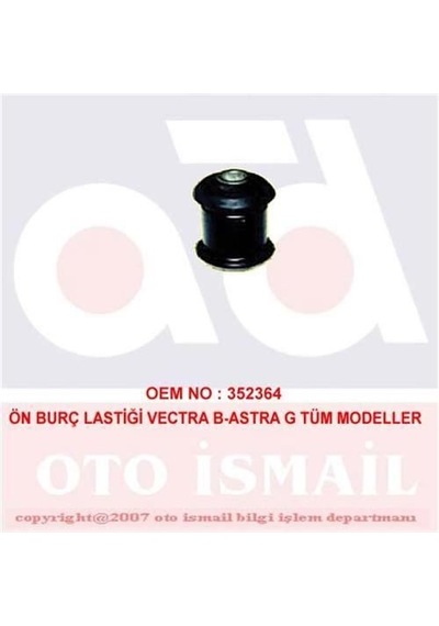 DOĞRU KAUÇUK 664 Salıncak Burcu Croma / Astra G H Vectra B C Zafira A B Merıva B Sıgnum Calıbra A