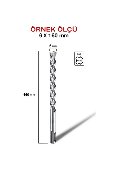 Gfb Sds Plus Beton Duvar Matkap Ucu 10 X 350 Mm