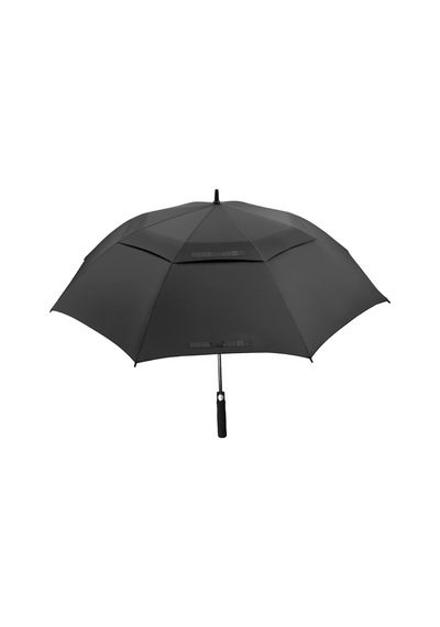 Zeus&co. Xxl Otomatik Golf Şemsiyesi, 150 Cm Çap, Çift Katlı, 2-3 Siyah