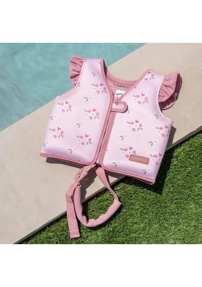 Flamingueo Neopren Yüzme Yardımcı Yeleği Valley Pembe