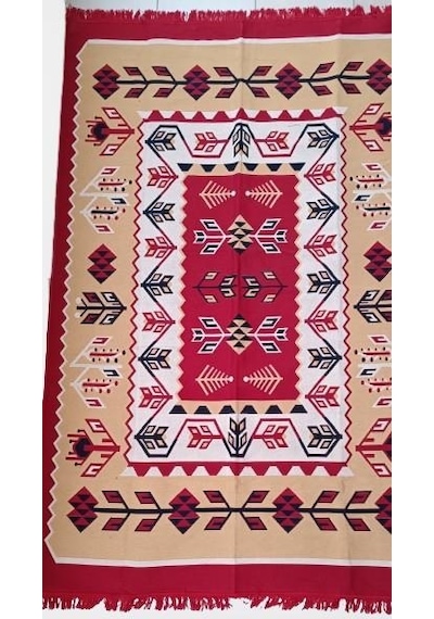 Kilim Antik 140-215 Otantik Motifler Model Naturel Boya Çift Taraflı Kullanım El Yapımı