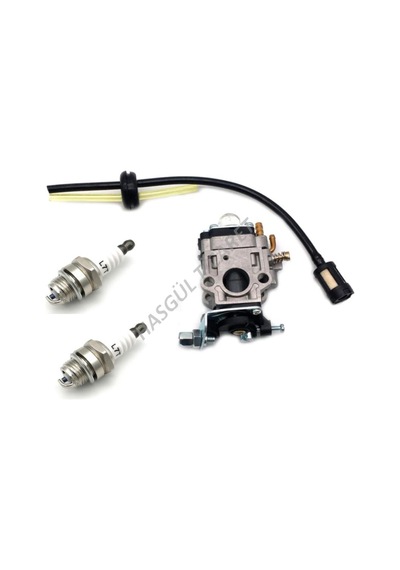 Hsgl Motorlu Tırpan Tl52 Karbüratör Buji Benzin Filtre Set Tırpan