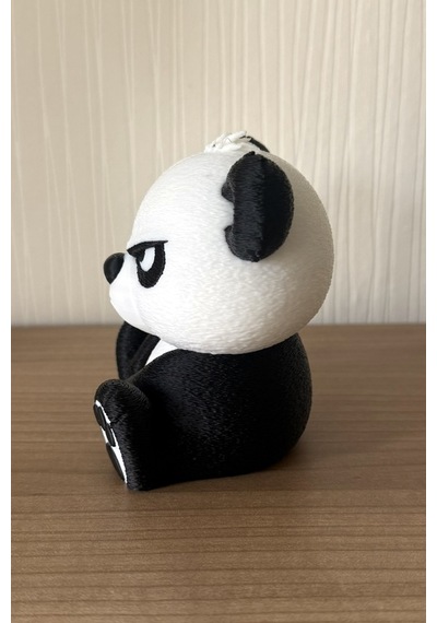 Kızgın Panda Figür Dikkat Çekici Dekoratif Biblo Masa & Raf Süsü Panda