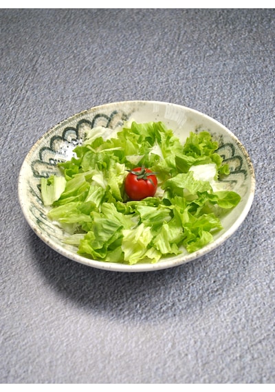 1 Adet Porselen Salata Çukur Sunum Servis Tabağı 25 Cm- Mezopotam