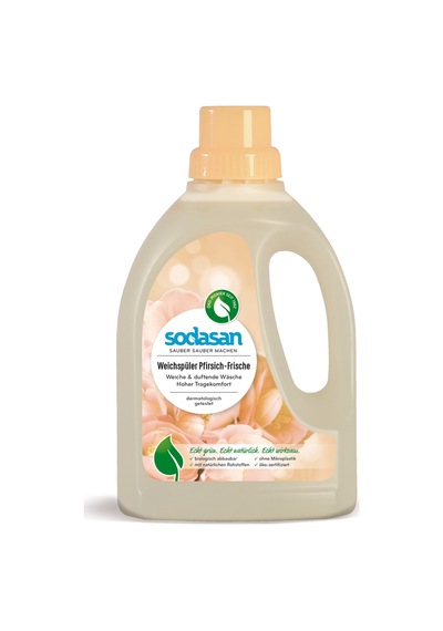 Sodasan Çamaşır Yumuşatıcısı 750 Ml - Şeftali Ferahlığı Tekli