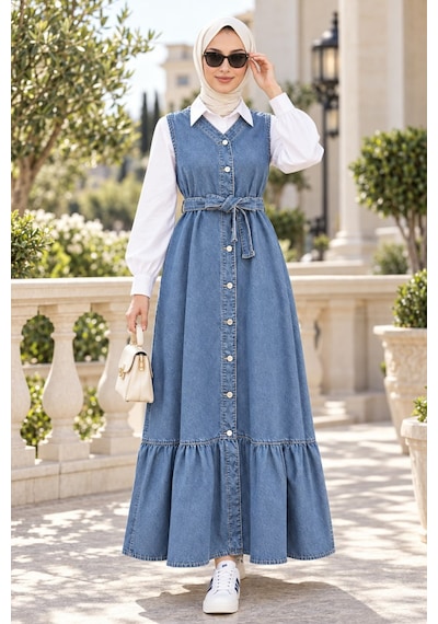 Hb Harma Time Butik Kadın Düğmeli Kuşaklı Eteği Fırfırlı Açık Mavi Kot Jile Açık Mavi Açık Mavi Hb Harma Time Butik Kadın Düğmeli Kuşaklı Eteği Fırfırlı Açık Mavi Kot Jile Açık Mavi Açık Mavi