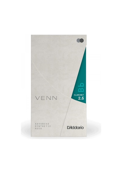 D'Addario Woodwinds VENN G2 Sentetik Bb Klarnet Kamışı No:2,5