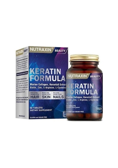 Nutraxin Keratin Formula 60 Tablet - Saç Ve Tırnak İçin Özel Kompleks