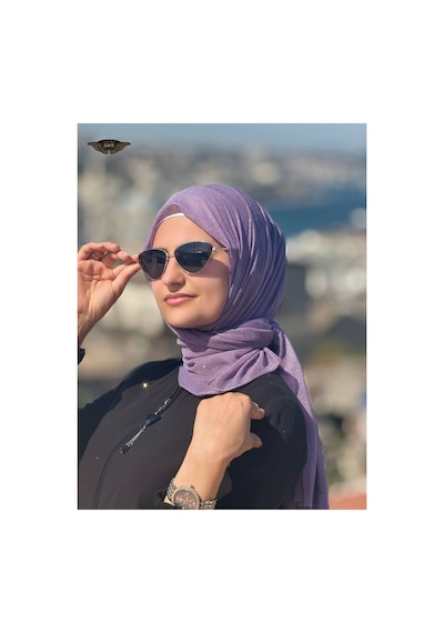 Aldaıyr Simli Şifon Şal Çok Rrenkli18