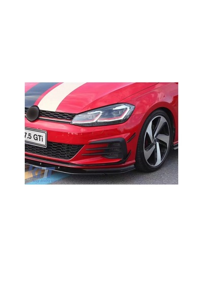 Vw Golf 7.5 Gtı Uyumlu Ön Tampon Çıtası Pianoblack