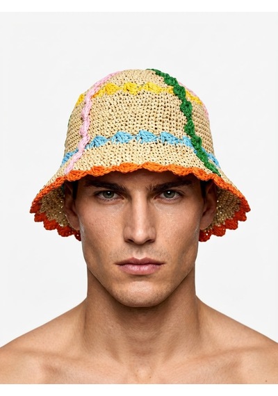 Brandsmiths Mosaic Bloom Hat Sarı