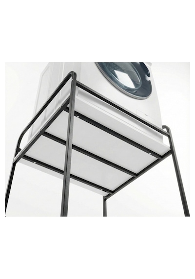 Reyo Falez Çamaşır Makinesi Dolabı Raf Metal Düzenleyici Organizer 2 Katlı Banyo Rafı Çok Amaçlı Dolap Siyah - 262 Reyo Falez Çamaşır Makinesi Dolabı Raf Metal Düzenleyici Organizer 2 Katlı Banyo Rafı Çok Amaçlı Dolap Siyah - 262
