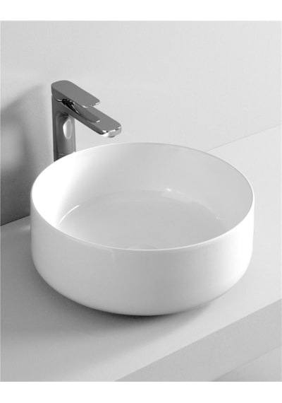 Newarc Morena Tezgah Üstü Lavabo Beyaz Diğer