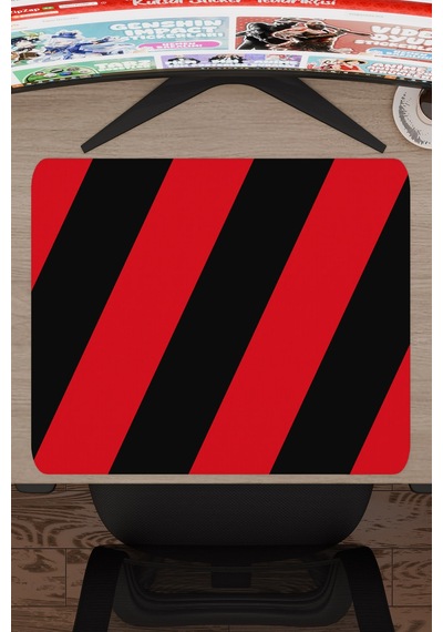 Kırmızı Siyah 48x40 Xl Taraftar Gaming Oyuncu Mouse Pad Kaymaz Taban Büyük Klavye Fare Altlığı Şerit