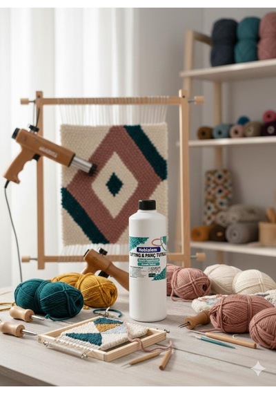 Punch Ve Tufting Halı Tutkalı 500 Gr Kuruyunca Şeffaflaşan Güçlü Esnek Yapıştırıcı Tutkal