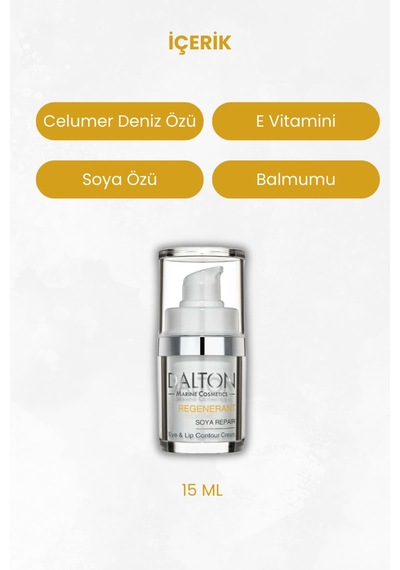 Kuru Ciltler Için Nemlendirici Pürüzsüzleştirici Soya Özlü Regenerant Anti Aging Göz & Dudak Kremi - 56917862