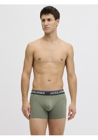 Jack & Jones Erkek 3'lü Boxer Paketi - Timothy - 12291495 Dark Navy