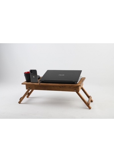 Ahşap Çalışma Masası. Tabletlik. Laptop Masası