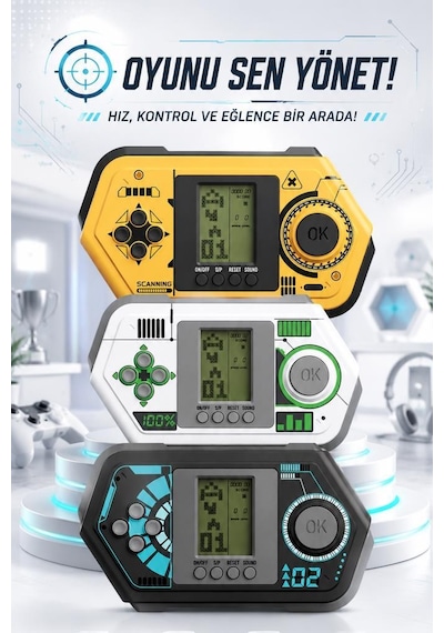 Oyun Kolu Atari Joystick Tetris Gameboy Gc015 Siyah