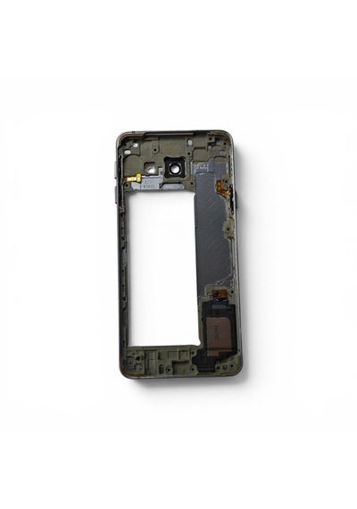 Samsung A310 Kasa Samsung Galaxy Uyumlu A3 2016 Siyah Renk Orta Kasa Çıtalı On Off Ses Tuş Bordu Buzzer Hoparlör Kamera Lens