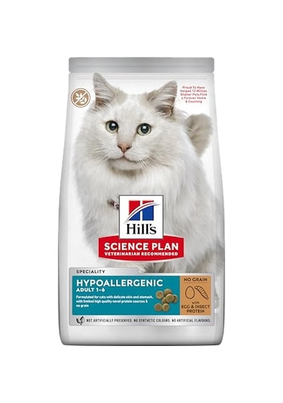 Science Plan Hypoallergenic Yumurta Ve Böcek Proteinli Kedi Sı 1,5kg 100 G