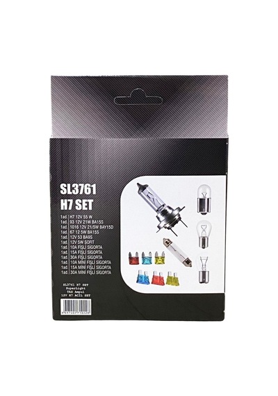 12v H7 Ampul-sigorta Seti Acil Set 12 Parça
