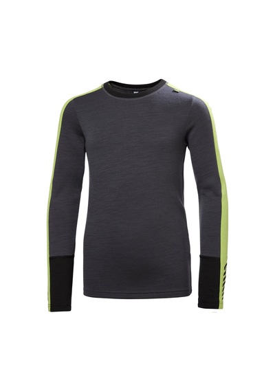 Helly Hansen Jr Lıfa Merıno Mıdweıght Termal İçlik Takım Gri