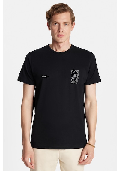 Tudors Erkek Slim Fit Dar Kesim %100 Pamuk Yumuşak Dokulu Baskılı Siyah Bisiklet Yaka Tişört-33162 Siyah Tudors Erkek Slim Fit Dar Kesim %100 Pamuk Yumuşak Dokulu Baskılı Siyah Bisiklet Yaka Tişört-33162 Siyah