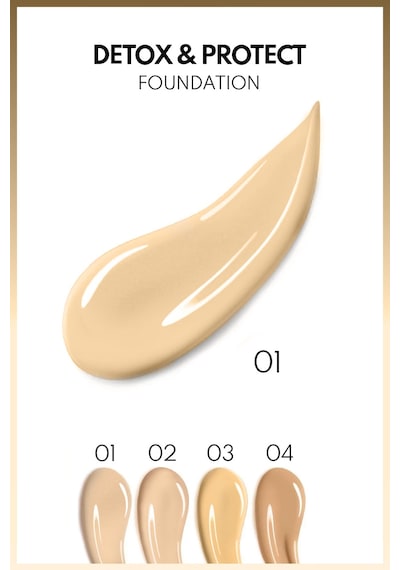 Detox Protect Canlandırıcı Fondöten - 01 Beige Diğer