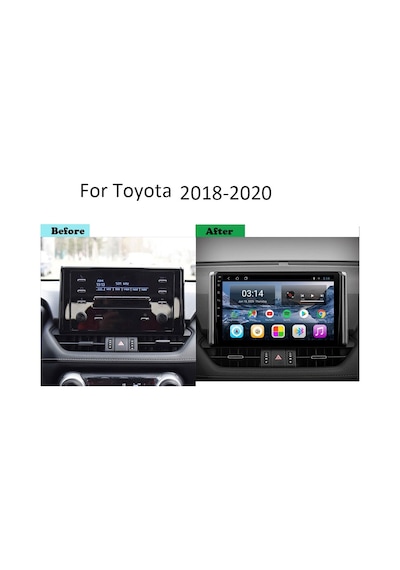 TOYOTA YENİ COROLLA  ANDROİD MULTİMEDYA 10 İNC HD IPS EKRAN 4GB RAM /64GB KAMERA HEDİYELİ