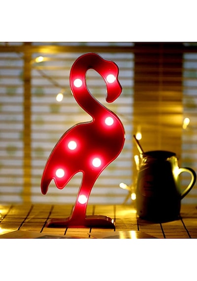 Asonplus Flamingo Dekoratif Led Işık-gece Lambası-aydınlatma Fuşya