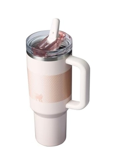 Pipetli Termos Bardak, 1.18l Hacminde, Pratik Ve Kullanışlı Açık Beyaz